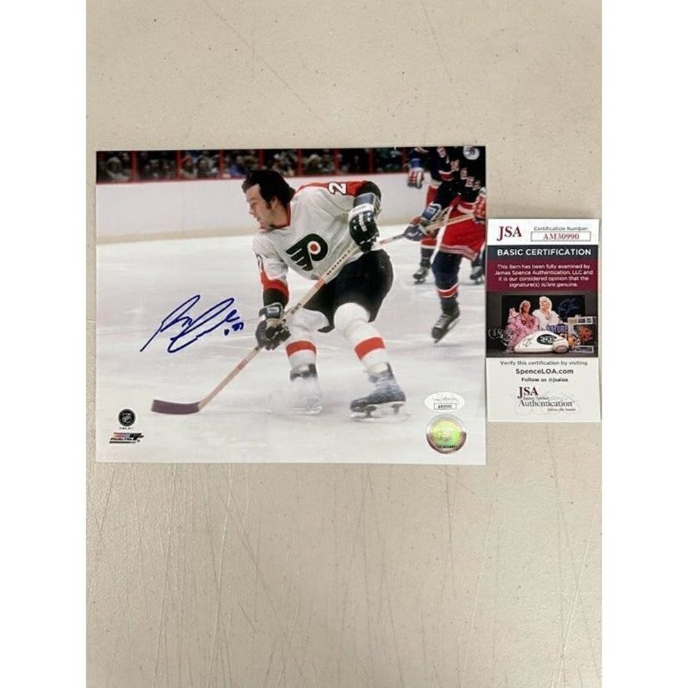 Reggie Leach signed autographed Philadelphia Flyers 8x10 Photo JSA